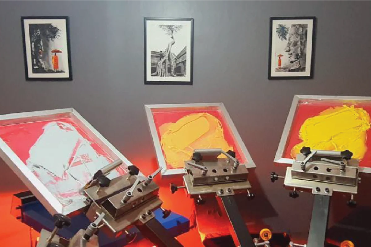 Screen Printing Stages
